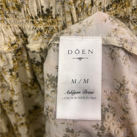 Doen Ashlynn Dress in Citron Rosier Floral - Picture 7 of 8